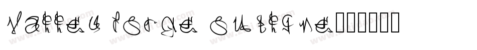 valley forge outline字体转换